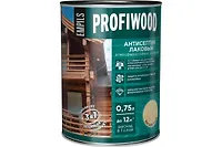 Антисептик лаковый атмосферостойкий алкидный PROFIWOOD,бесцветный (0,7кг.)  (0520)