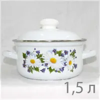 Кастрюля 1.5л С-15084АП2 РОМАШКОВОЕ ПОЛЕ