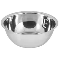 Миска из нерж стали, модель BOWL-ROLL-24, р-р 24*8,8 см, объем - 2,5 л, тм Mallony арт.003278