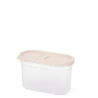Емкость для сыпучих продуктов "Космо" 1,2л (с клапаном) (бежевый) (уп.12) М8804 г.Октябрьский