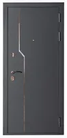 Дверь металлическая КУПЕР Муар 110Б Капучино 960 R