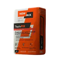 Штукатурно-клеевая смесь на цем.основе TeploFIX "NEW-MIX" зима 25кг