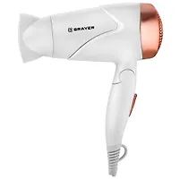Фен BRAYER 3026BR, 1600Вт, 2 скорости, холодный воздух, складная ручка, съемный фильтр, шнур 1,8м