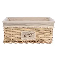 Корзина стеллажная "Natural Life", д400 ш310 в170, натуральный арт.EW-88 М