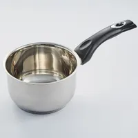 BE-133 Ковш 1,5л WEBBER бакелит. ручка, 14*8,5 см, нерж.сталь,  капсул. индукционное дно (6)