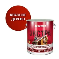 Акватекс-ЭКСТРА 2,7 л (красное дерево) (18169)