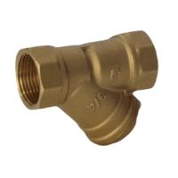 Фильтр сетчатый Y-образный латунь Ду 20 Ру20 3/4" ВР ФС с пробкой SantechSystems