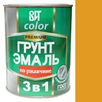 Грунт-эмаль по ржавчине ВИТ color (желтая 0,8 кг  "ЦАРИЦЫНСКИЕ КРАСКИ")