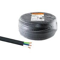 Кабель ВВГ-П нг(А)-LS 3х2,5 ок(N, PE)-0,66 ГОСТ (50м) TDM (SQ0117-0060)