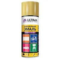 Краска аэрозольная с металл. эффектом ЗОЛОТОЙ МЕТ. 520 мл. "ULTIMA" ULT 001