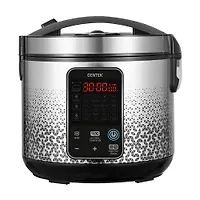 Мультиварка Centek CT-1499 <чёрный/сталь> 900Вт, 5.0л, 25 программ, мультиповар, антиприг. покрытие