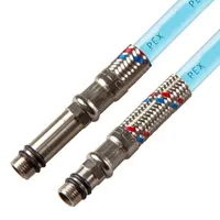 Подводка д/смес. PEX-сталь 1/2"xM10x50 см ONDO (пара) PEXOWFHS050