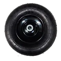 Колесо для тачки сад.(14"*4,00-6 16/95мм) диск,черный АГРО