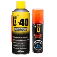 Средство универсальное смазочное BIG D-40, 400 мл. + дезодорант для авто 150 мл (12шт.)