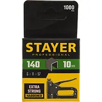 STAYER тип 140 (G/11/57), 10 мм, 1000 мм, калибр 20GA, скобы для степлера, Professional (31610-10) 3