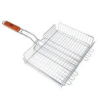 Решетка-гриль хром.,GRILLBOOM 25х33х5см (104-026)