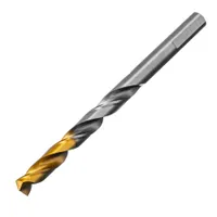 Сверло спиральное по металлу 8 x 117мм, Р6М5, Golden Tip // Denzel арт.718239