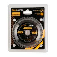 Пильный диск по дереву ArmorPiercing Hanskonner 125x22мм, 36 зубьев H9025-125-22-36