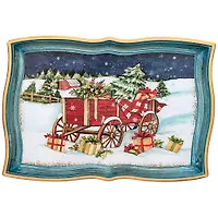 Поднос коллекция "Рождественская сказка " 34*25*2 см 106-615