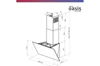 Вытяжка кухонная "making Оазис everywhere" NP-60W
