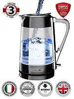 Чайник электрический Polaris PWK 1715CGL Water Way Pro, черный
