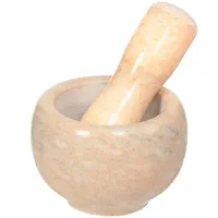 Ступка и пестик 10*8,5см мрамор 4цв Y3-1090 I.K/321984