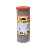 Нить сантехническая  льняная 55 м  FORA  (006140301)