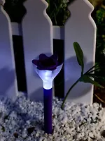 Светильник садовый на солнечной батарее USL-С-417/PT305 Purple crocus (10623)