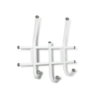 Вешалка Sheffilton "Стандарт-2 / 3" (белый/серый)