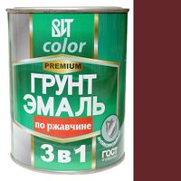 Грунт-эмаль по ржавчине ВИТ color (кр-коричн 0,8 кг  "ЦАРИЦЫНСКИЕ КРАСКИ")