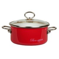 Кастрюля  цил. 2л, Bon appetit 8SD165S  (глубокая)