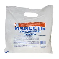 Известь-пушонка малоактивная, 3кг (по 10шт) гашеная "СТС"