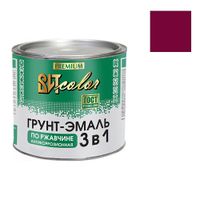 Грунт-эмаль по ржавчине 3 в 1 ВИТ color (вишня 2,6 кг "ЦАРИЦЫНСКИЕ КРАСКИ")