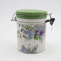 Банка для сыпучих продуктов 730мл с клипсой п/уп, Букет сирени HC5D37-F65