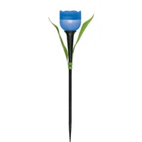 Светильник садовый на солнечной батарее USL-C-454/PT305 BLUE TULIP (UL-00004279)
