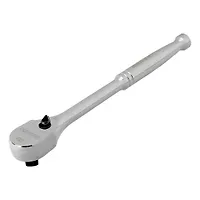 Ключ-трещотка 3/8", CrV, 120 зубьев, цельнометаллический, хром// Gross арт.14051
