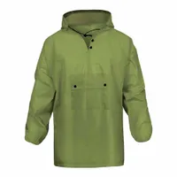 Дождевик «HOODY» EVA, зеленый, с чехлом, 100 мк, Komfi/30 HODY12