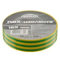 Изолента ПВХ ПРОФЕССИОНАЛЬНАЯ 19мм*20м желто-зеленая AVIORA/200 305-036