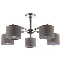 ESCADA Потолочный светильник Escada 700/5P E27*60W Chrome/Grey