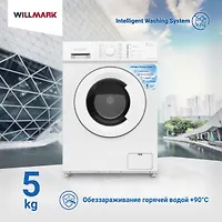 Стиральная машина WILLMARK WMF-5048W (5кг/1000 об.,16 реж.,темп.+90С,обеззаражив.,A++, белый)