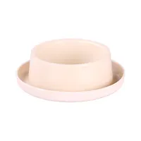 Миска круглая (на противоскользящей осн.)(сл.кость) (уп.14) М6218 г.Октябрьский