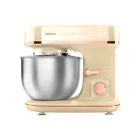 Планетарный миксер Centek CT-1139 <Beige-бежевый/хром> 1300Вт чаша 5.1л, 3 насадки, 6 скоростей