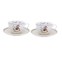 Чайный набор Jewel Мамина любовь, 4 предмета (нью бон) (ПС0053-03)