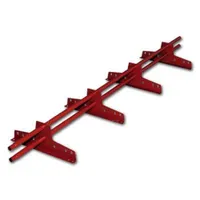 Снегозадержатель трубчатый NewLine D25 мм, 3м, 4 опоры, красное вино (RAL3005)