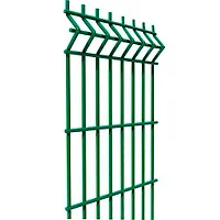 Забор из 3D панелей, 1730х2500, d 3.3мм, ячейка 55х200мм RAL6005 (зеленый мох)