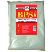 Пленка полиэтиленовая НАРЕЗКА BPSnet (1 сорт) 40 мкм (3м х 10м)