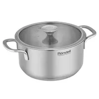 Кастрюля Rondell Modern RDS-1748 4.8л d=24см (с крышкой) стальной