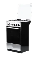 Газовая плита комбинированная De Luxe 5040.41гэ 010 белый крышка