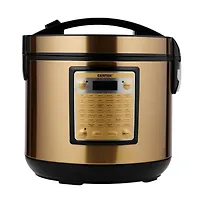 Мультиварка Centek CT-1495 Black <золото> 900Вт, 5.0л, 42 программы + Мультишеф