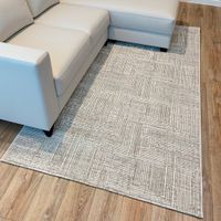 Ковер SIENA (Турция) 2,0х3,0 прямой 9310A S.WHITE-P.GREEN